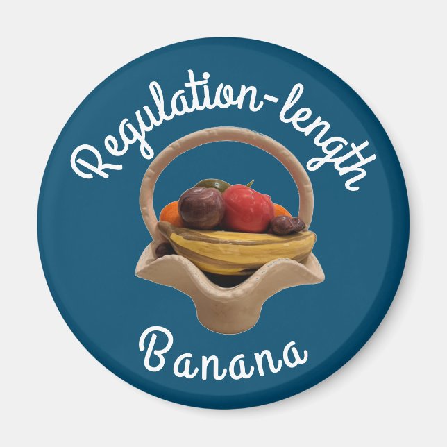 Imã Cesto de Fruta cerâmica (Frente)