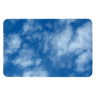 Ímã Céu Azul com Foto de Nuvens