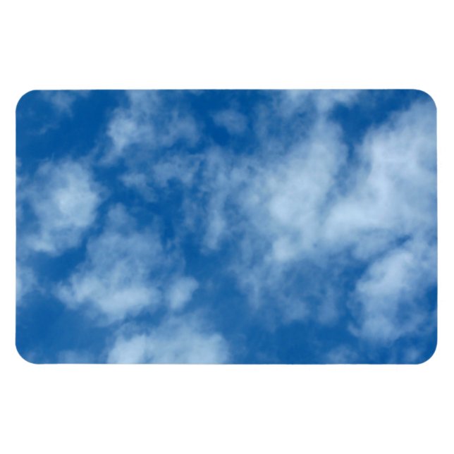 Ímã Céu Azul com Foto de Nuvens (Horizontal)
