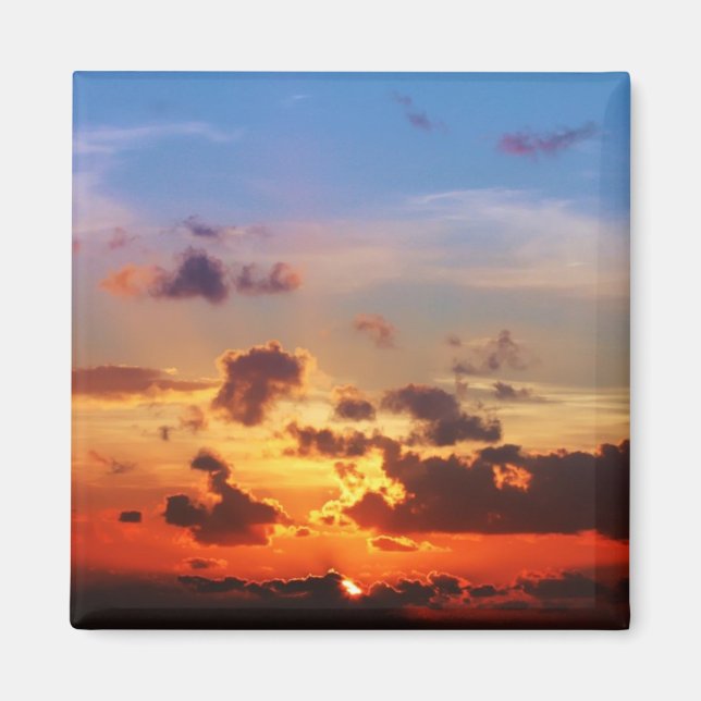 Imã Céu Azul e Sunset Vermelho (Frente)
