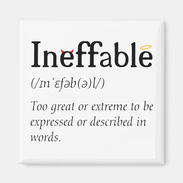 Imã Céu e Inferno Inefáveis (Frente)