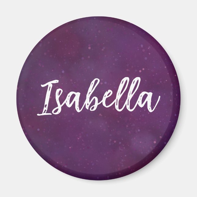 Imã Céu estrelado roxo (Frente)