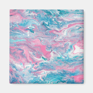 Imã Céus cor-de-rosa e azuis