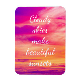 Ímã Céus Nuvens Fazem Pôrs do sol Bonitos