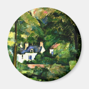 Imã Cezanne - Casas na Vegetação-1881