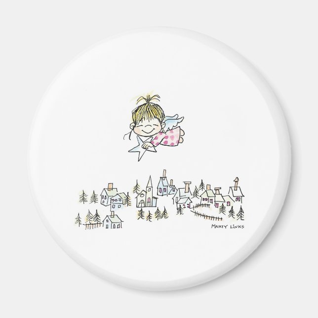 Imã CH-010 Christmas Angel (Frente)