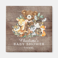 Chá de fraldas de Meninos da Woodland