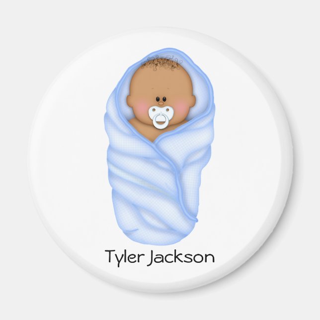 Imã Chá de fraldas favorece meninos africanos american (Frente)