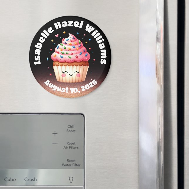 Imã Chá de fraldas Gelado Cupcake L'il Sprinkles (In Situ (Fridge))