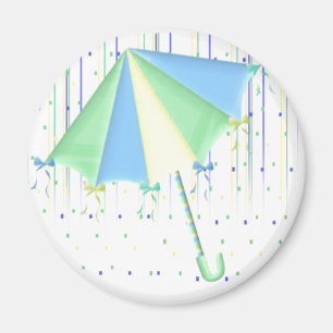 Imã Chá de fraldas guarda-chuva