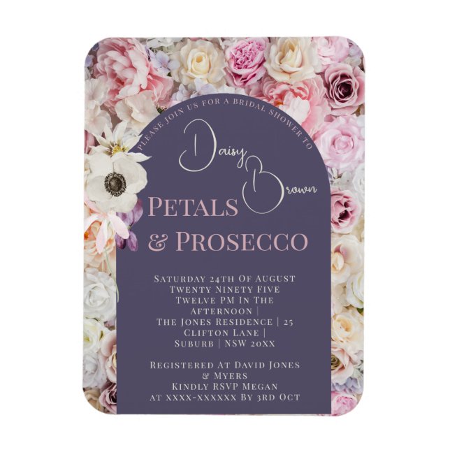 Ímã Chá de panela de Verão da Arca Floral Elegante Lil (Vertical)