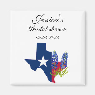 Imã Chá de panela Floral de Flores do Texas