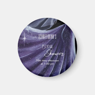 Imã Chá de panela roxo moderno do casamento nº 2