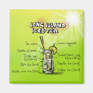 Imã Chá gelado de Long Island - presente do cocktail
