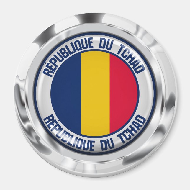 Imã Chad Round Emblem (Frente)