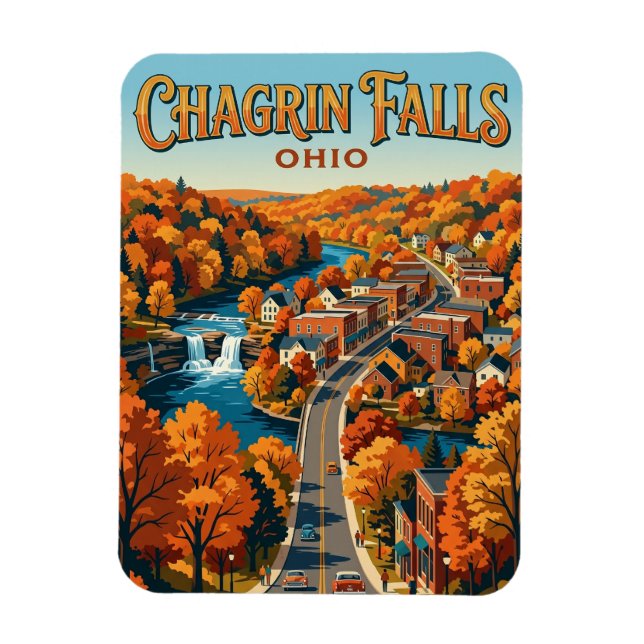 Ímã Chagrin Falls EUA (Vertical)
