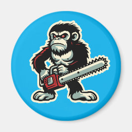 Imã Chainsaw Chimp