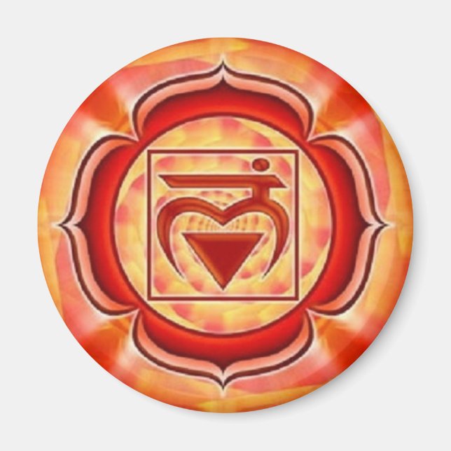 Imã Chakra - Raiz - Magnet (Frente)