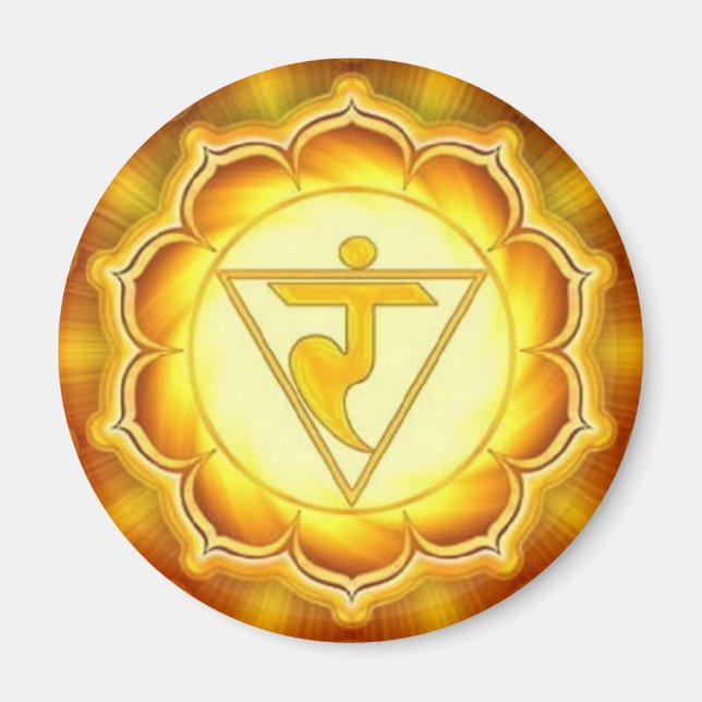 Imã Chakra - Solar Plexus - Magnet (Frente)