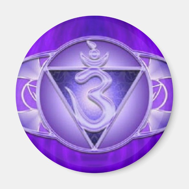 Imã Chakra - Terceiro Olho - Magnet (Frente)