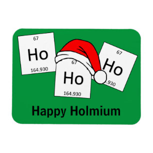 Ímã Chalaça do Natal do elemento da química do Holmi