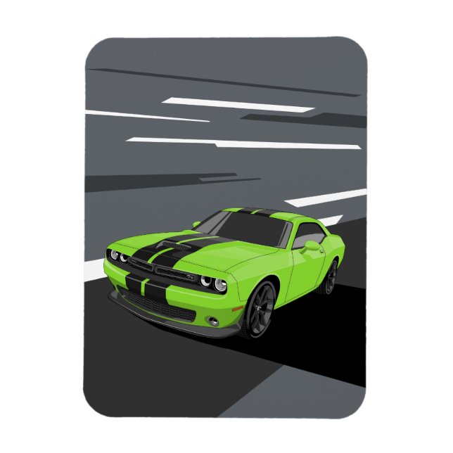 Ímã Challenger Green (Vertical)