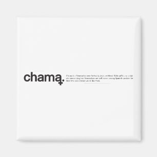 Imã Chama Black and White Magnet