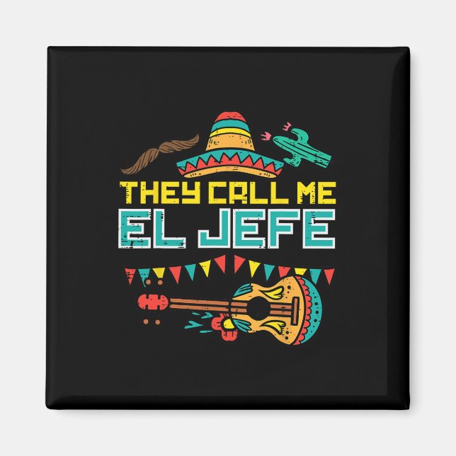 Imã Chamam-Me El Jefe Guitar Cinco De Mayo Music Bo (Frente)