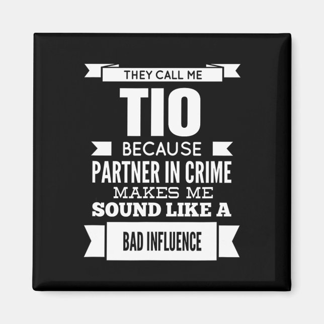 Imã Chamam-Me Tio Tio Espanhol Mexicano (Frente)