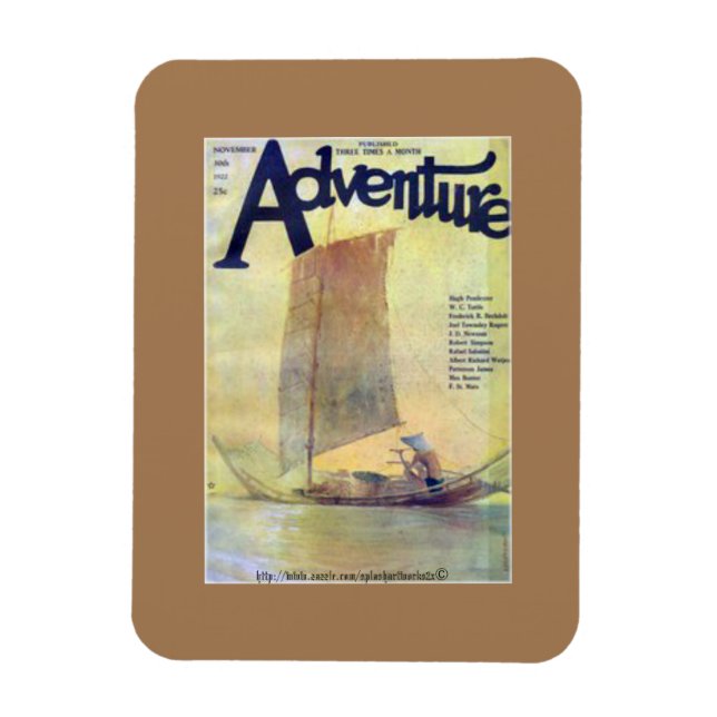 Ímã "Chamas da Tempestade por W. C. Tuttle" (Vertical)