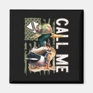 Imã Chame-Me Mallard Duck Hunter Season Cute Du
