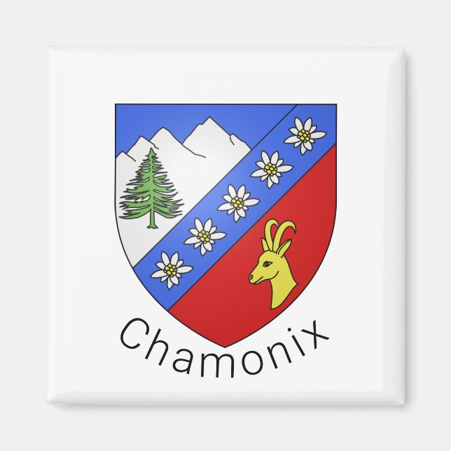 Imã Chamonix casaco de braços (Frente)