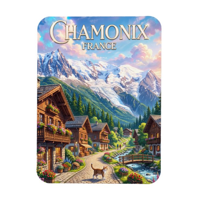 Ímã Chamonix França (Vertical)