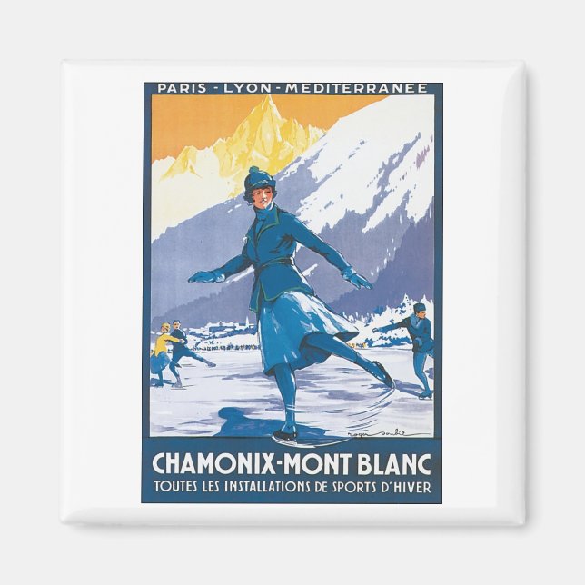 Imã Chamonix Mont Blanc (Frente)
