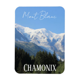 Ímã Chamonix, Mont Blanc, Alpes franceses, Verão