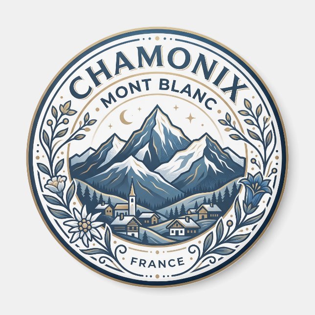 Imã Chamonix-Mont-Blanc França (Frente)