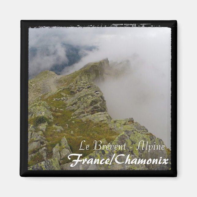 Imã Chamonix, Mont Blanc, Le Brévent (Magnet) (Frente)