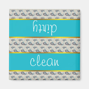 Imã Champagne Paisley Pattern