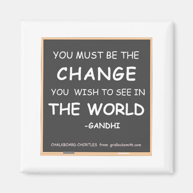Imã Change-World-Gandhi (Frente)