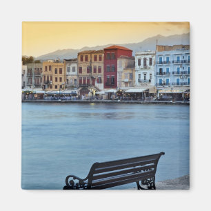 Imã Chania ao crepúsculo, Chania, Creta, Grécia