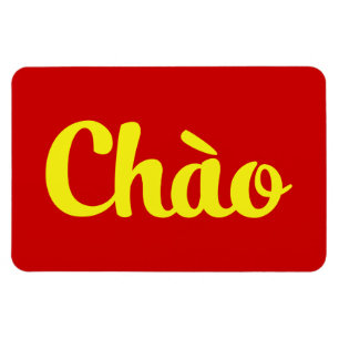 Ímã Chào / Hello ~ Vietnã / Vietnamita / Ting Viet