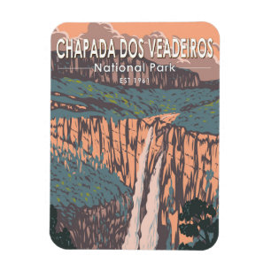 Ímã Chapada dos Veadeiros Parque Nacional do Brasil Vi