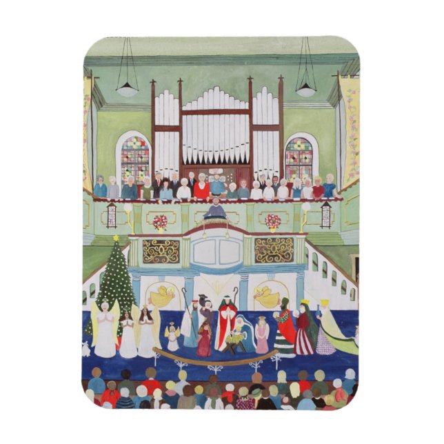 Ímã Chapel Metodista de Mousehole Cornwall (Vertical)