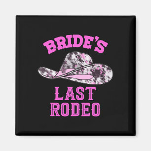 Imã Chapéu de cowgirl do último rodeio da noiva mascul