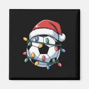 Imã Chapéu de Natal de Futebol Santa Sport Masculino W