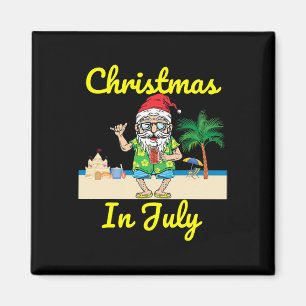 Imã Chapéu de Papai Noel Natal em Julho Praia Férias d