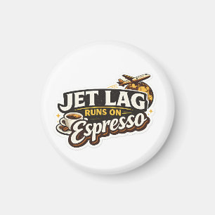 Imã Chapéu Engraçado para Viajantes Amantes de Café