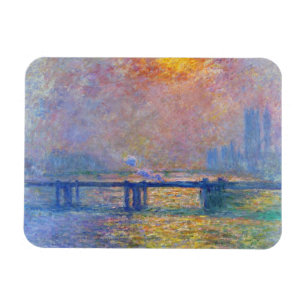Ímã Charing Cross Bridge, The Thames, Claude Monet