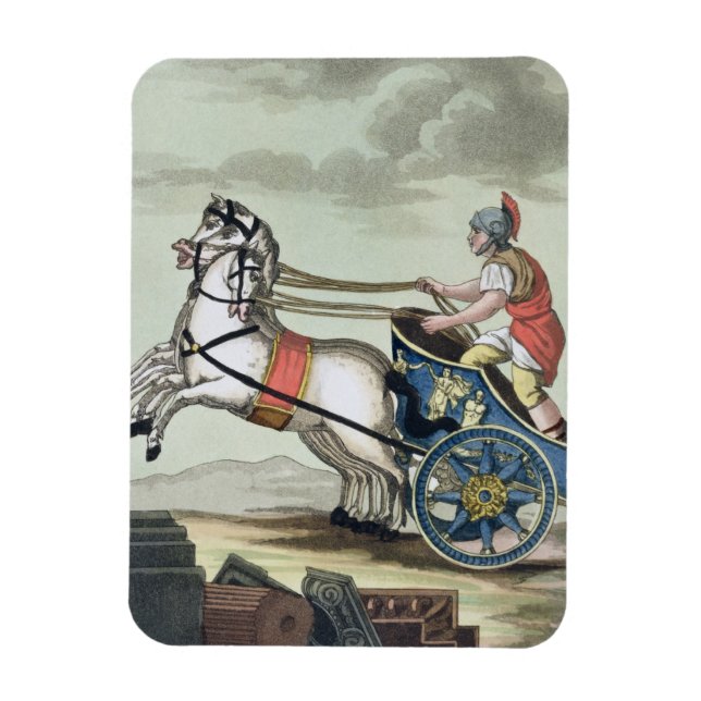 Ímã Charioteer, de "L'Antica Roma", 1825 (cor iluminad (Vertical)