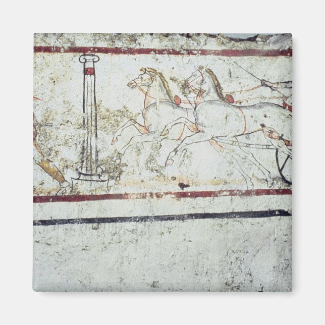 Imã Charioteer e Gladiador, da Tumba de (Frente)